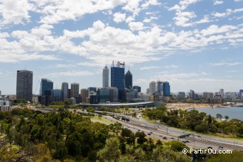 Perth, vue depuis Kings Park - Australie