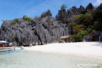 "White Sand Beach" sur l'le de Coron - Philippines