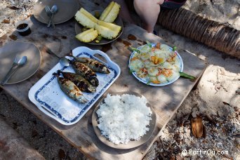 Repas préparé par nos accompagnateurs - Philippines