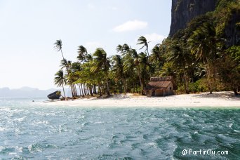 Une plage de l'île de Pinabuuyutan - Philippines