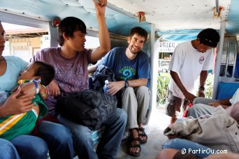 Intérieur d'un Jeepney - Philippines