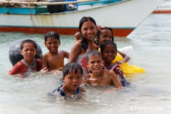 Philippins en week-end sur Exotic Island prs de Port Barton - Palawan - Philippines