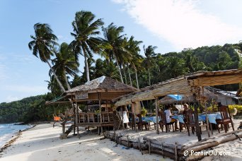 Philippins en week-end sur Exotic Island prs de Port Barton - Palawan - Philippines