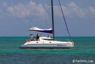 Voilier à Caye Caulker