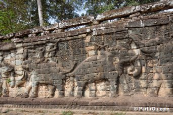 Terrasse des lphants - Angkor Thom - Cambodge