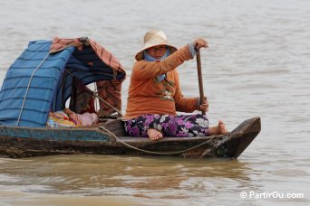Village flottant de Chong Knheas - Tonl Sap - Cambodge