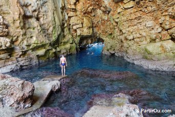 Grotte d'Ulysse sur l'le de Mljet - Croatie