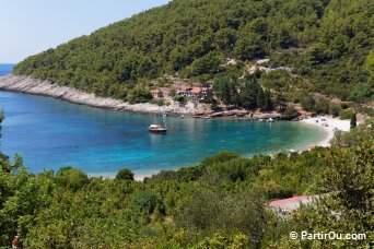 Plage de Pupnatska Luka sur Korčula - Croatie