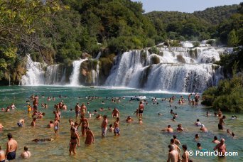 Chutes de Skradin dans le Parc national de Krka - Croatie