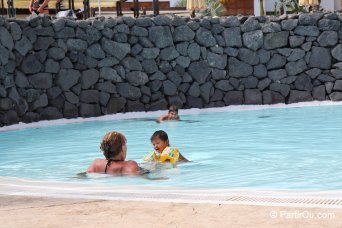 Avec des enfants à Lanzarote