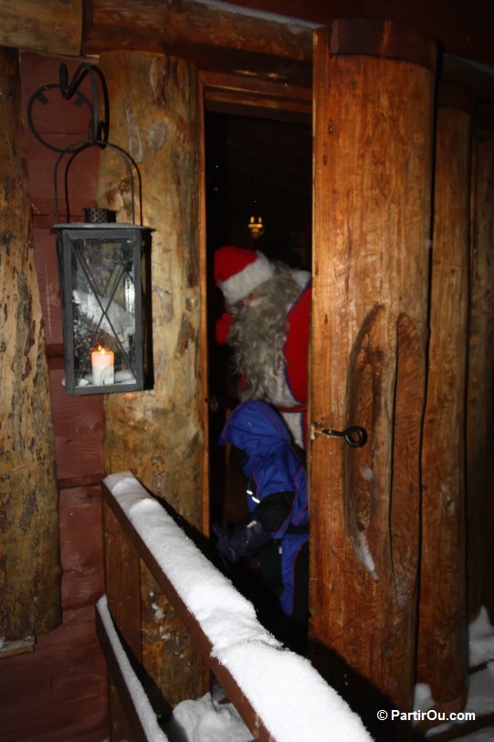 rencontrer pere noel finlande