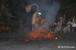 Spectacle "Kecak Ramayana and Fire Dance" à Ubud - Bali