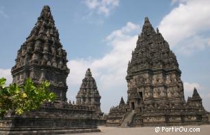 Site archologique hindou de Prambanan - Indonsie