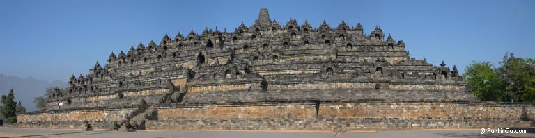 Site archologique bouddhiste de Borobudur - Indonsie