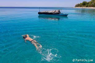 Snorkeling  l'le Moyo - Indonsie
