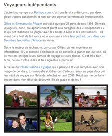 Article Emmanuelle et Gilles dans un blog "Evasions" de Ouest-France - Page 3