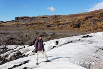 Glacier Slheimajkull - Islande