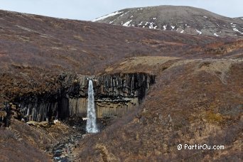 Cascade de Svartifoss - Islande
