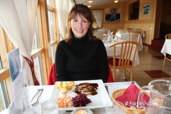 Restaurant du "Fosshotel" � Skaftafell - Islande