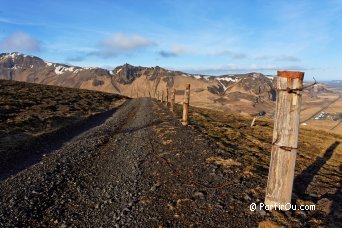 Vue depuis les hauteurs de Reynisfjall - Islande