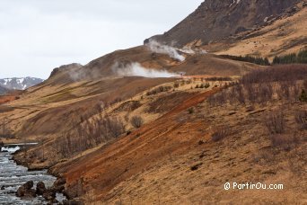 Activit� g�othermique de Hverager�i - Islande