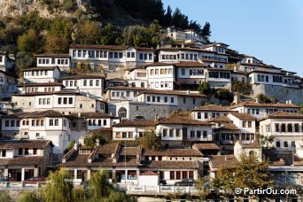 Quartier Mangalem de Berat - Albanie