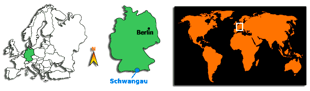 Carte Allemagne