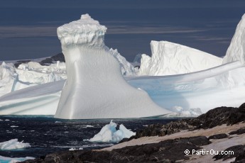 Pleneau Bay vue depuis Port Charcot - Antarctique