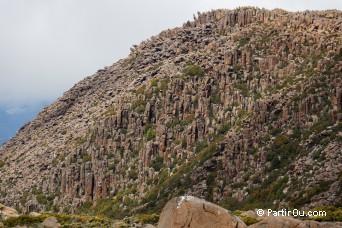 Tuyaux d'orgue du Mont Wellington - Tasmanie