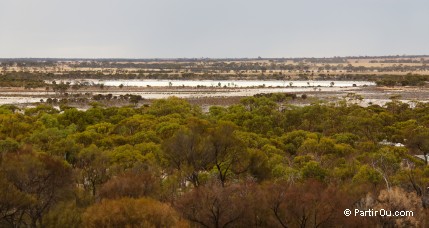 Vue depuis le haut de Wave Rock - Australie