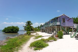 Hbergement sur pilotis  Caye Caulker - Belize