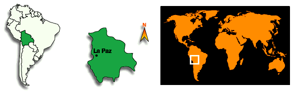 Carte Bolivie