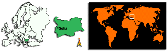 Carte Bulgarie