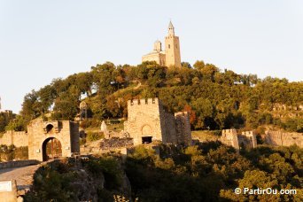 Forteresse Tsarevets de Veliko Tarnovo en Bulgarie