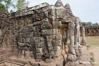 Terrasse des lphants - Angkor Thom - Cambodge