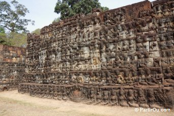 Terrasse du Roi Lépreux - Angkor Thom - Cambodge