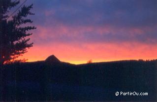 Coucher du soleil au Qubec