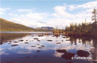 Lac autour du Mont Albert