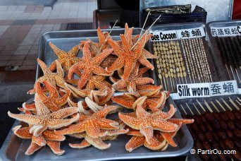 Brochettes d'toiles de mer - Pkin - Chine