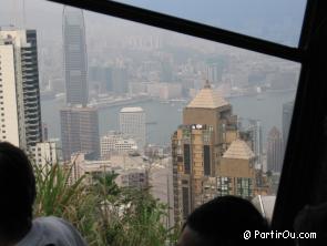 Vue depuis le funiculaire de Victoria Peak - Hong Hong