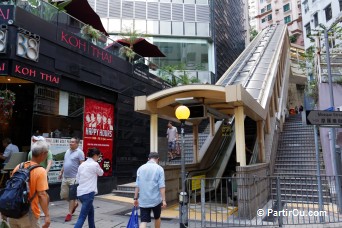 Escalator  SoHo - Hong Hong