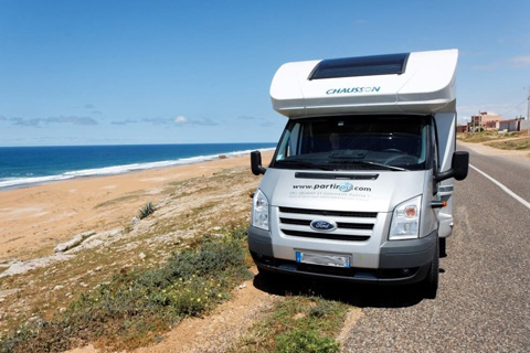 Camping-car en vacances