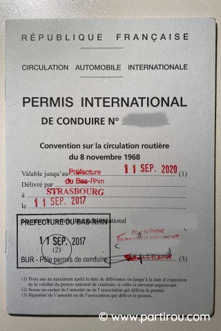 Permis international de conduire