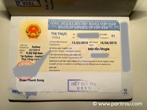 Un visa pour le Vietnam