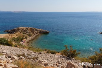 Du cot de Stara Baška sur l'le de Krk - Croatie