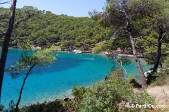 Lac Veliko sur l'le de Mljet - Croatie