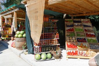 Vente de produits dans le delta de la Neretva - Croatie