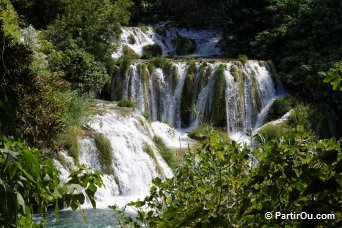 Chutes de Skradin dans le Parc national de Krka - Croatie