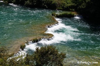 Chutes de Skradin dans le Parc national de Krka - Croatie