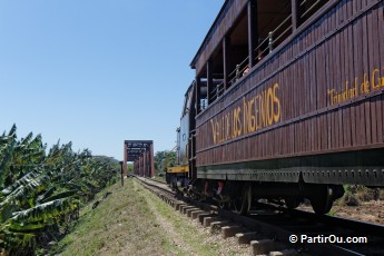 Train touristique à Guachinango - Cuba